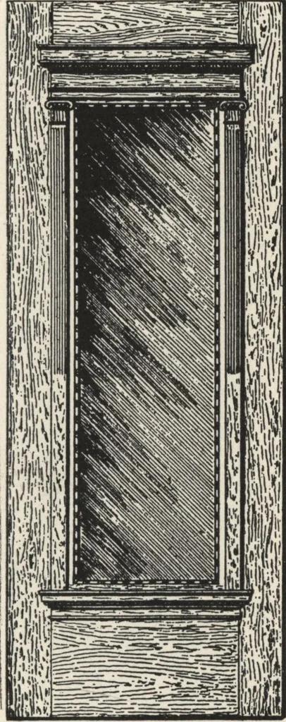 An illustration from Sash, doors, blinds, mouldings, and all kinds of millwork, 1904, leaf 118
