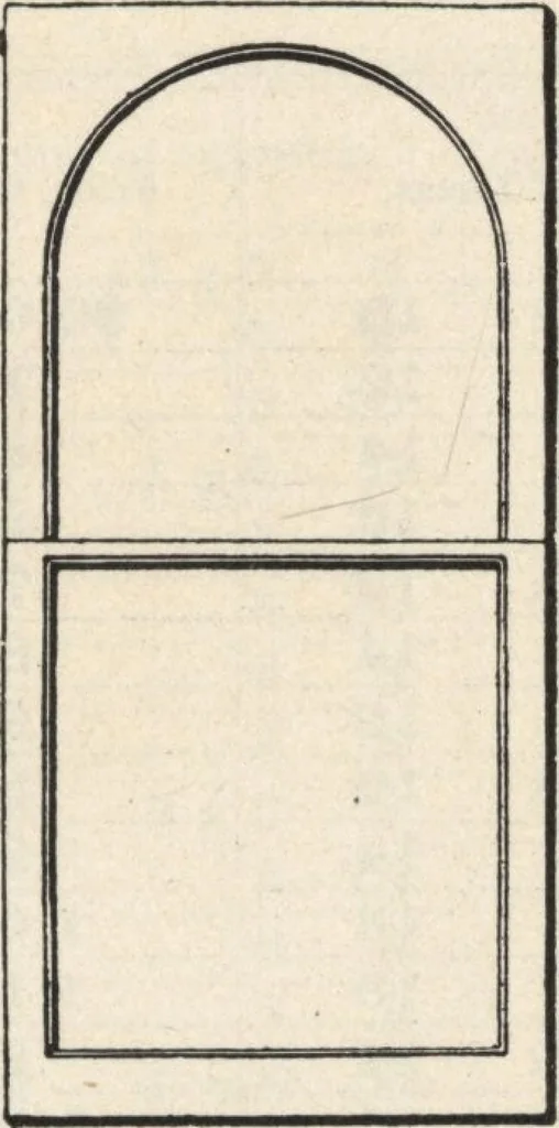 An illustration from Sash, doors, blinds, mouldings, and all kinds of millwork, 1904, leaf 12