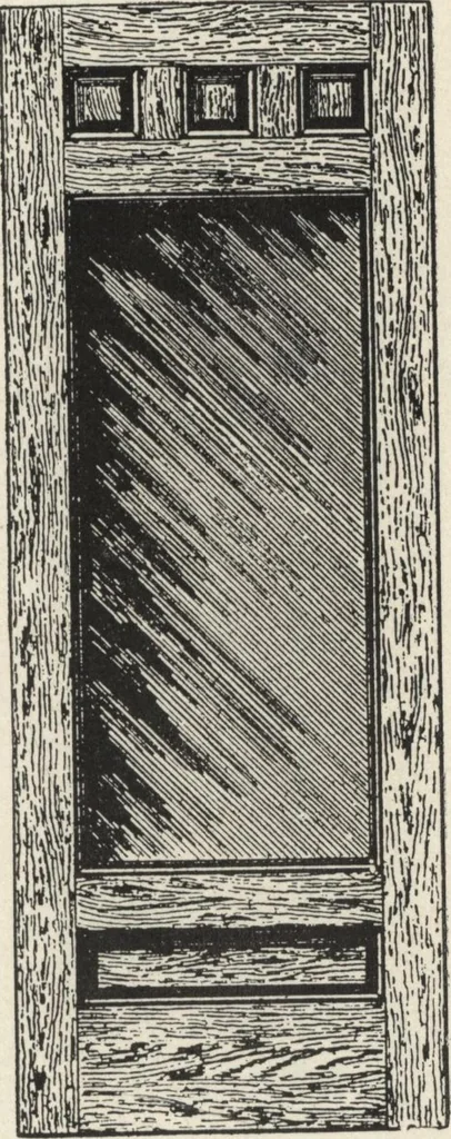 An illustration from Sash, doors, blinds, mouldings, and all kinds of millwork, 1904, leaf 120