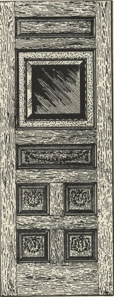 An illustration from Sash, doors, blinds, mouldings, and all kinds of millwork, 1904, leaf 121