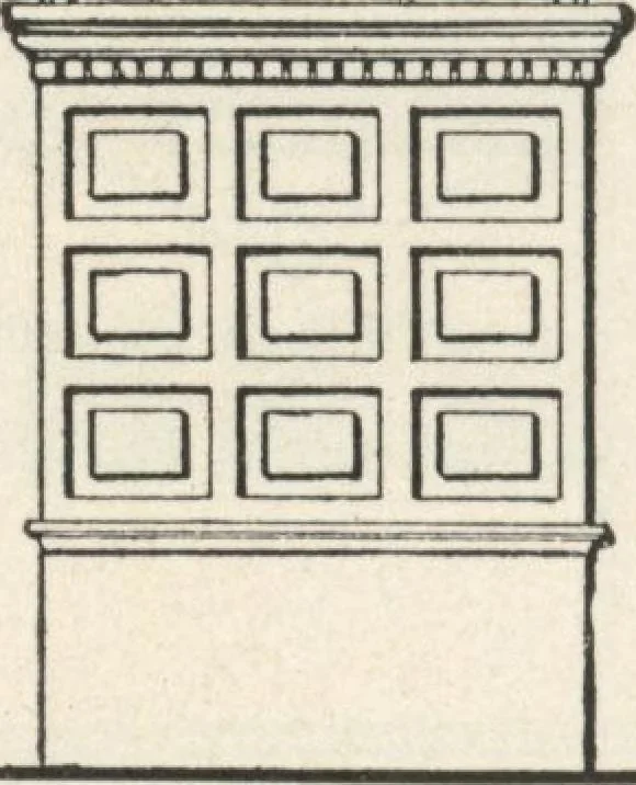 An illustration from Sash, doors, blinds, mouldings, and all kinds of millwork, 1904, leaf 127