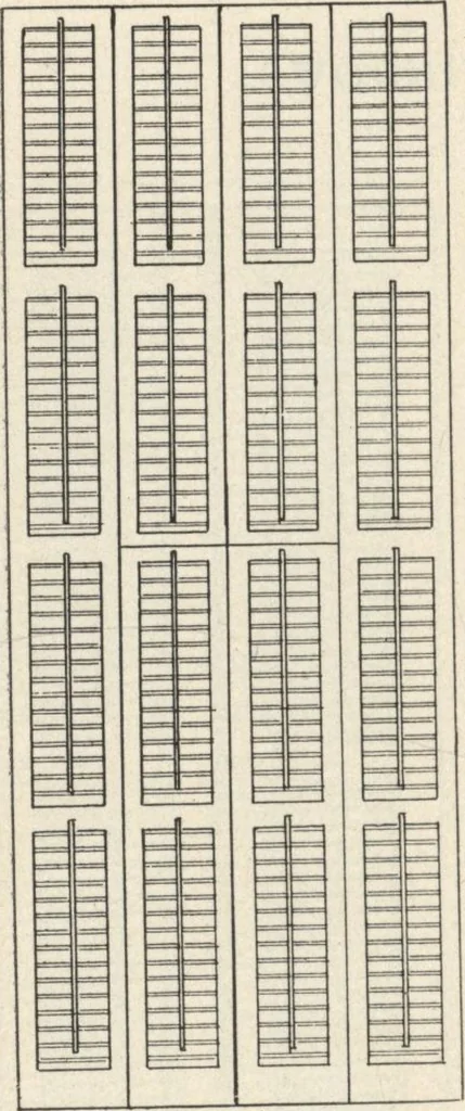 An illustration from Sash, doors, blinds, mouldings, and all kinds of millwork, 1904, leaf 131