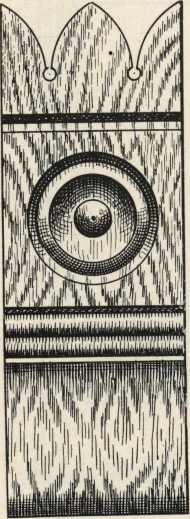An illustration from Sash, doors, blinds, mouldings, and all kinds of millwork, 1904, leaf 143