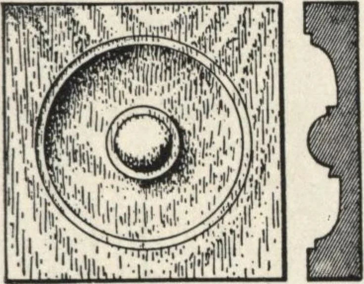 An illustration from Sash, doors, blinds, mouldings, and all kinds of millwork, 1904, leaf 144