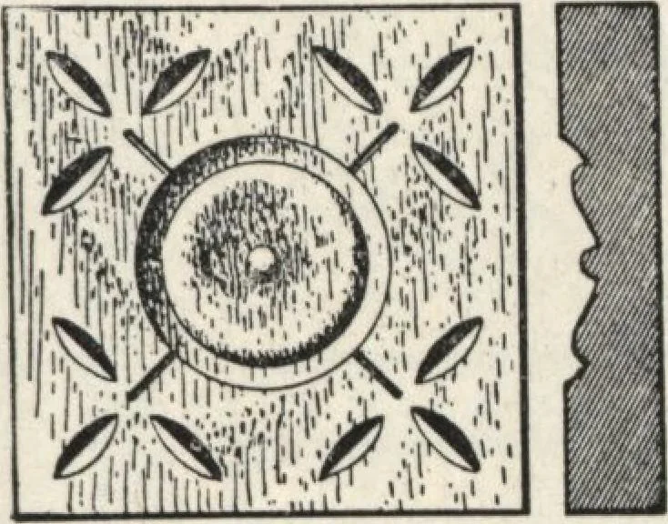 An illustration from Sash, doors, blinds, mouldings, and all kinds of millwork, 1904, leaf 144