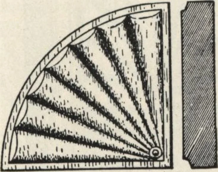 An illustration from Sash, doors, blinds, mouldings, and all kinds of millwork, 1904, leaf 144