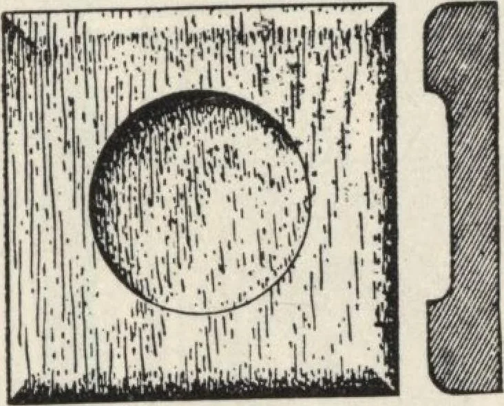 An illustration from Sash, doors, blinds, mouldings, and all kinds of millwork, 1904, leaf 144