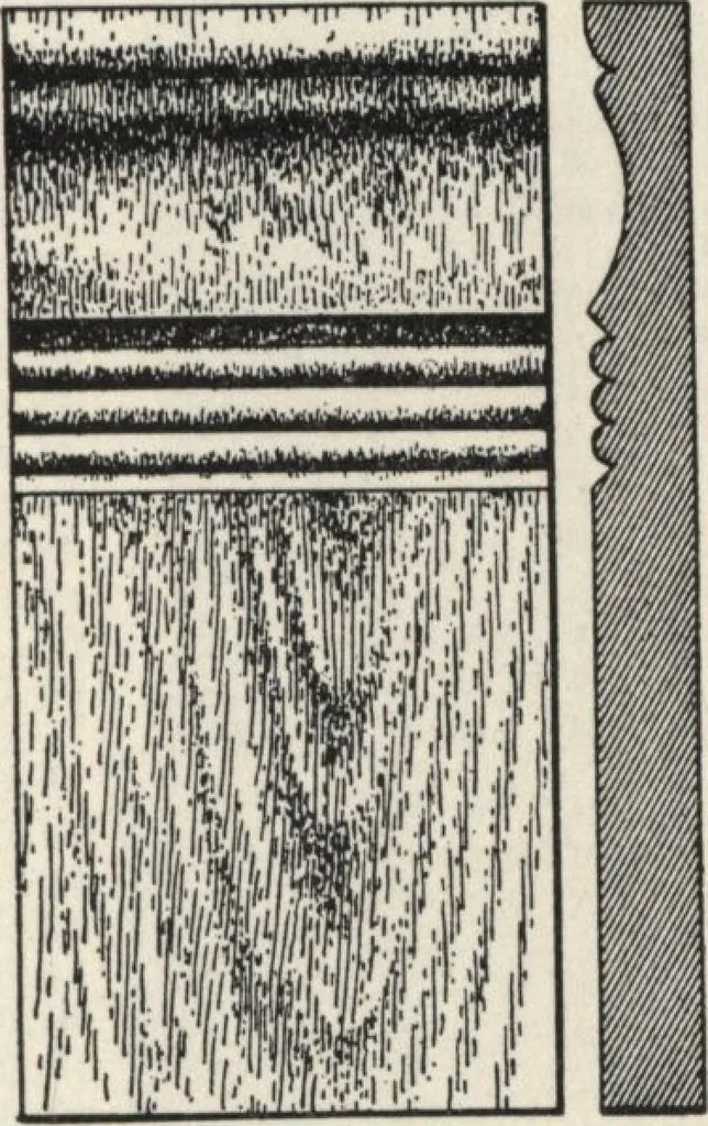 An illustration from Sash, doors, blinds, mouldings, and all kinds of millwork, 1904, leaf 146