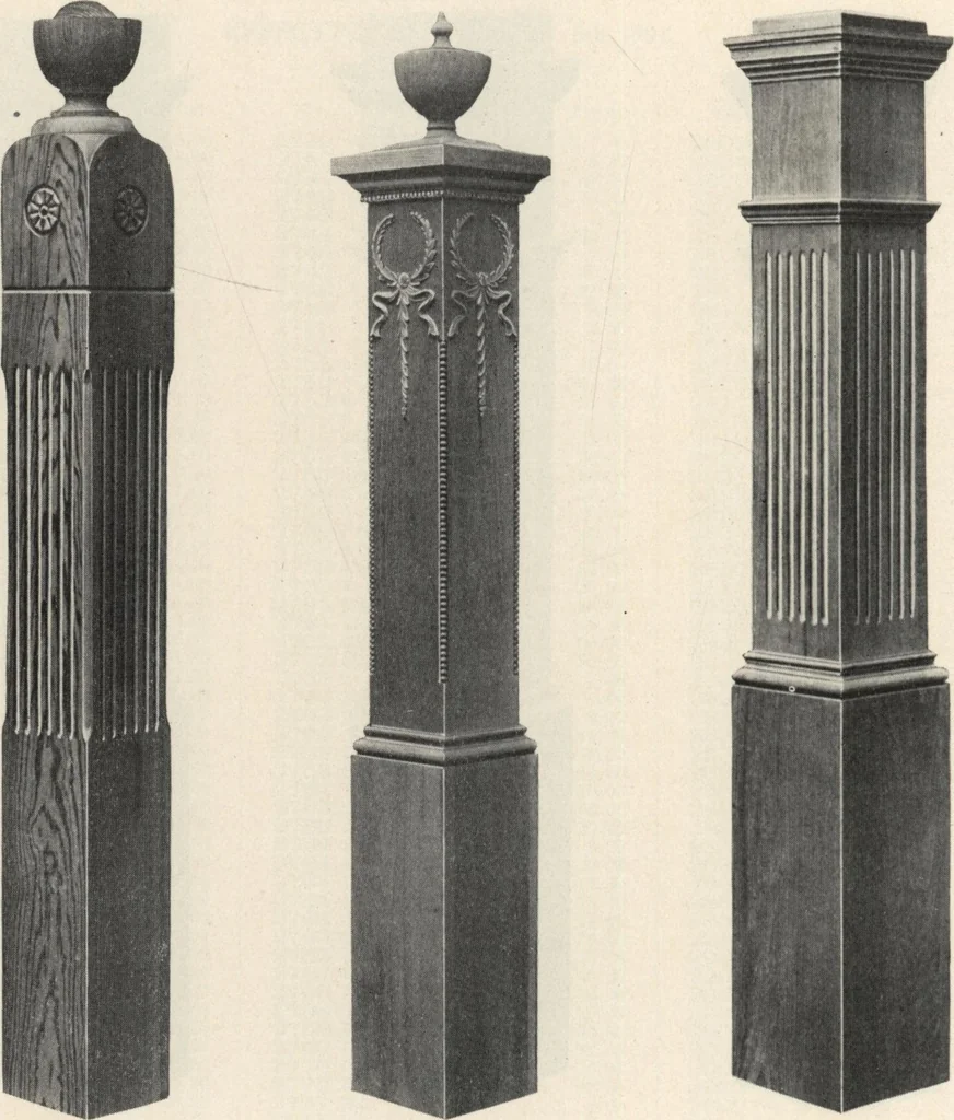 An illustration from Sash, doors, blinds, mouldings, and all kinds of millwork, 1904, leaf 149