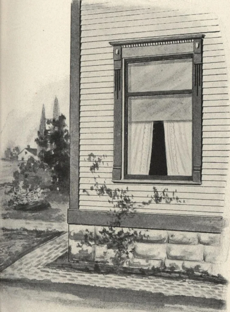 An illustration from Sash, doors, blinds, mouldings, and all kinds of millwork, 1904, leaf 152