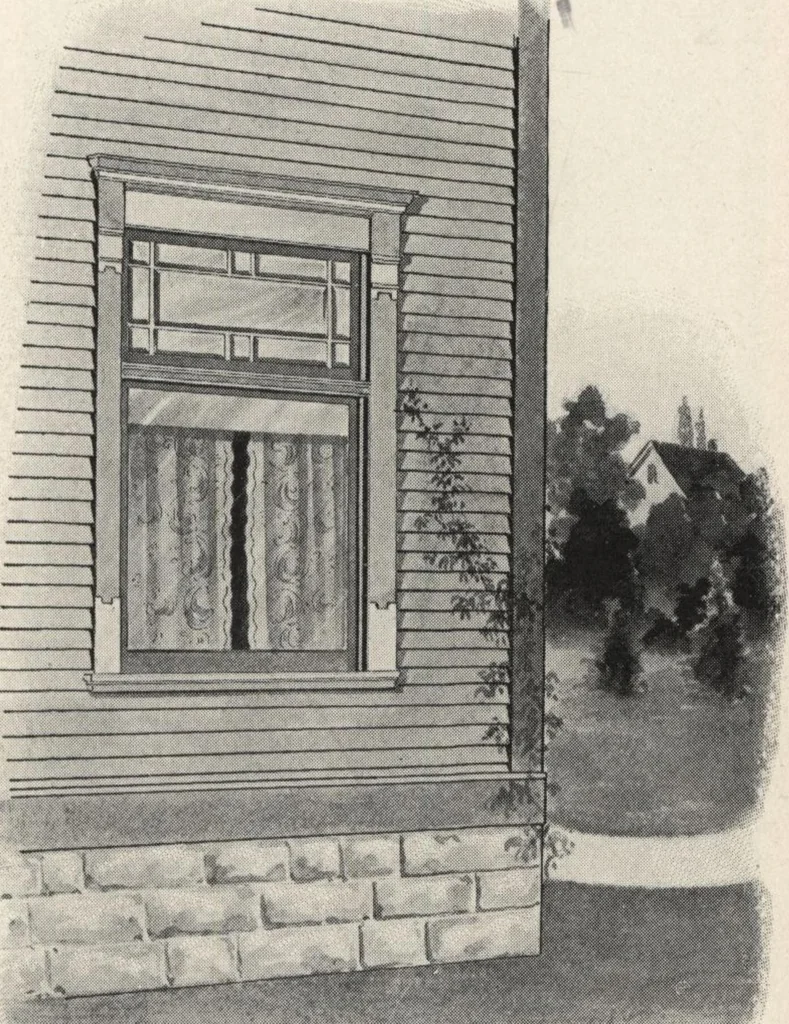 An illustration from Sash, doors, blinds, mouldings, and all kinds of millwork, 1904, leaf 152