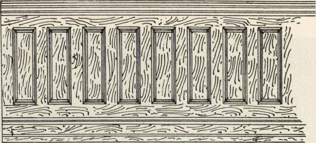 An illustration from Sash, doors, blinds, mouldings, and all kinds of millwork, 1904, leaf 177