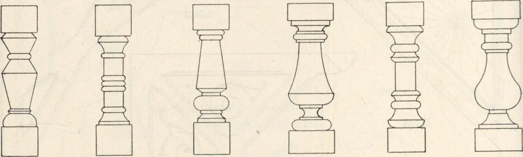 An illustration from Sash, doors, blinds, mouldings, and all kinds of millwork, 1904, leaf 193