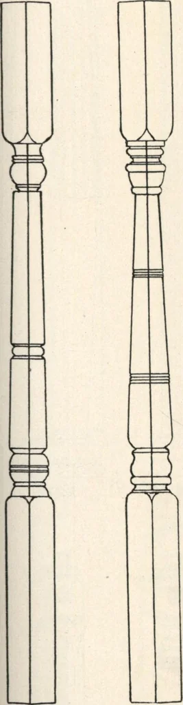 An illustration from Sash, doors, blinds, mouldings, and all kinds of millwork, 1904, leaf 196