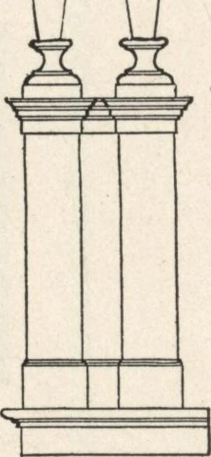 An illustration from Sash, doors, blinds, mouldings, and all kinds of millwork, 1904, leaf 201