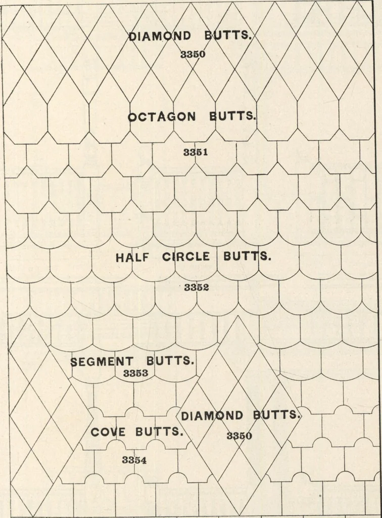 An illustration from Sash, doors, blinds, mouldings, and all kinds of millwork, 1904, leaf 202