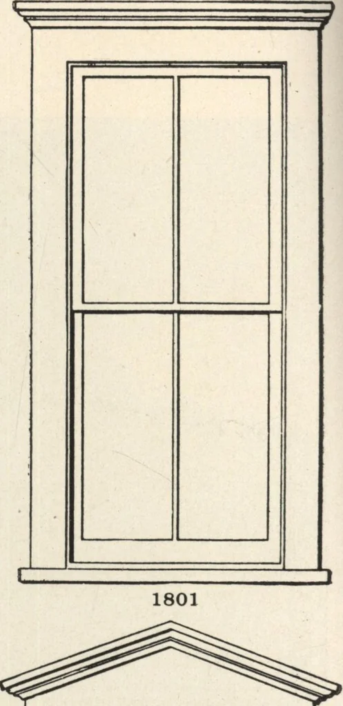 An illustration from Sash, doors, blinds, mouldings, and all kinds of millwork, 1904, leaf 215