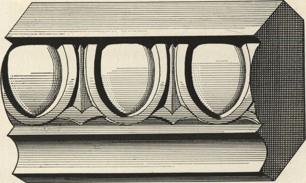 An illustration from Sash, doors, blinds, mouldings, and all kinds of millwork, 1904, leaf 222