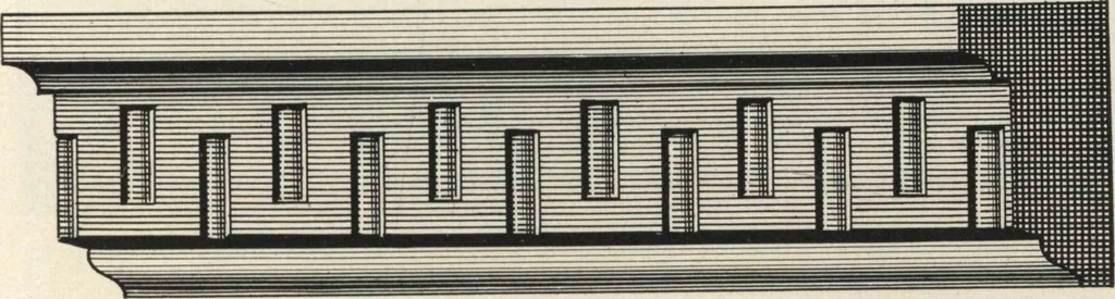 An illustration from Sash, doors, blinds, mouldings, and all kinds of millwork, 1904, leaf 226