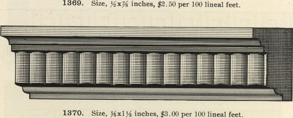 An illustration from Sash, doors, blinds, mouldings, and all kinds of millwork, 1904, leaf 227