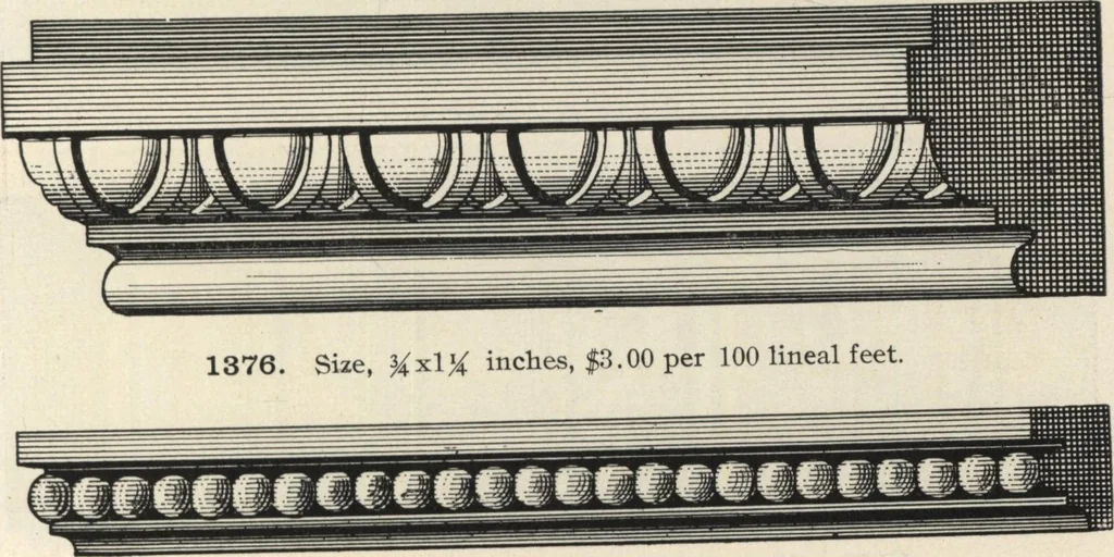 An illustration from Sash, doors, blinds, mouldings, and all kinds of millwork, 1904, leaf 228
