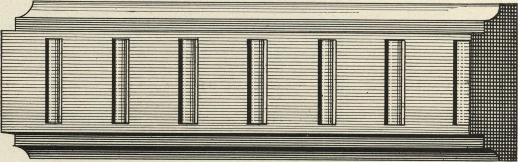 An illustration from Sash, doors, blinds, mouldings, and all kinds of millwork, 1904, leaf 229