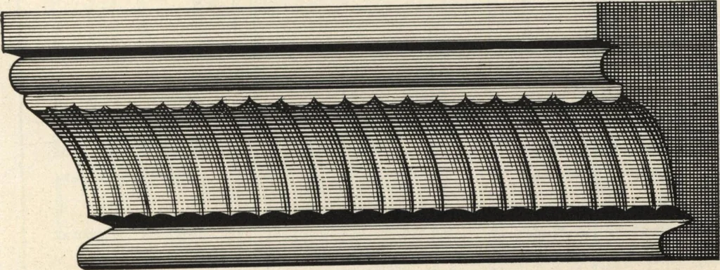 An illustration from Sash, doors, blinds, mouldings, and all kinds of millwork, 1904, leaf 230