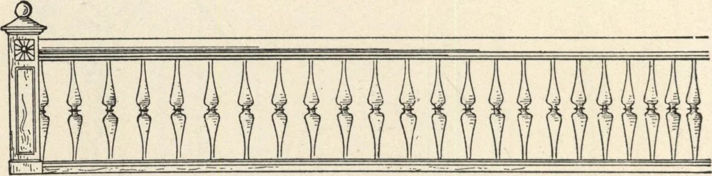 An illustration from Sash, doors, blinds, mouldings, and all kinds of millwork, 1904, leaf 233
