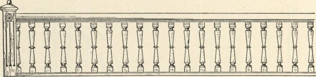 An illustration from Sash, doors, blinds, mouldings, and all kinds of millwork, 1904, leaf 233