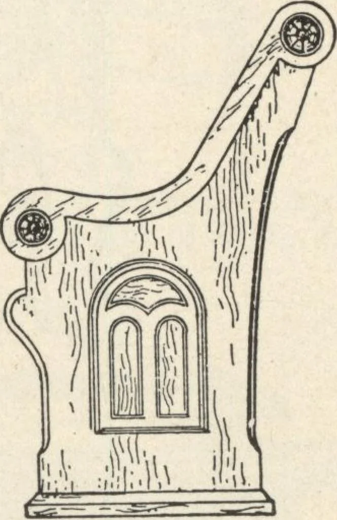 An illustration from Sash, doors, blinds, mouldings, and all kinds of millwork, 1904, leaf 234