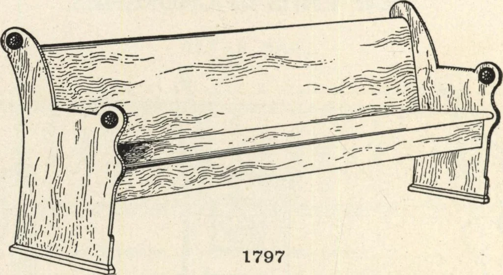 An illustration from Sash, doors, blinds, mouldings, and all kinds of millwork, 1904, leaf 235