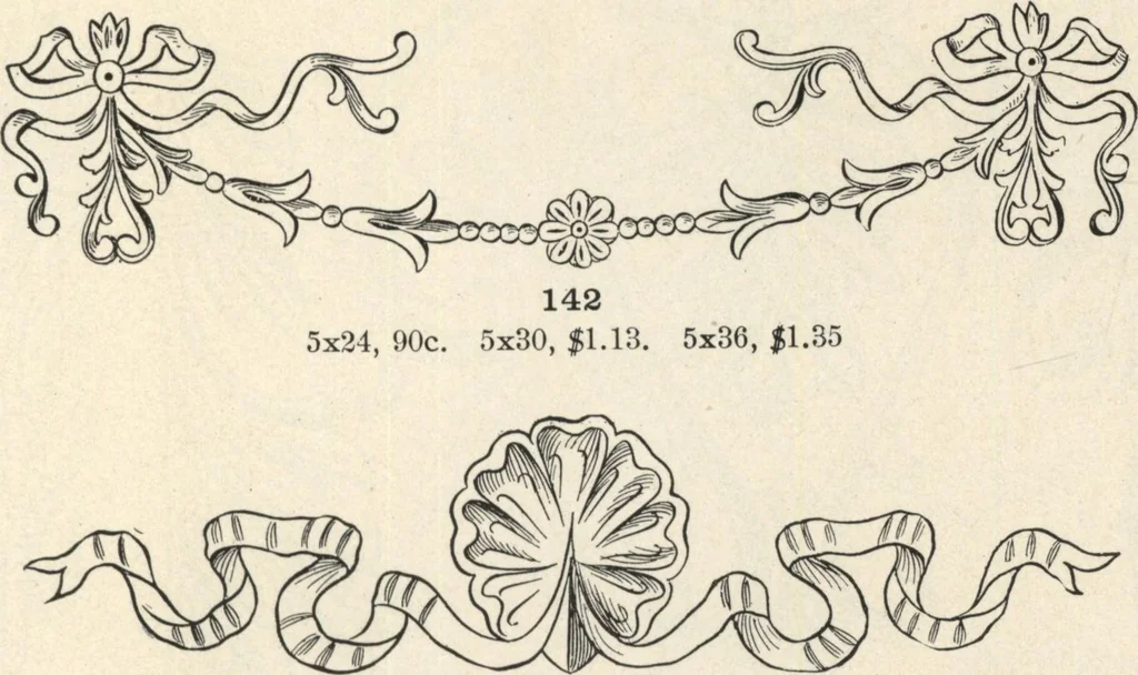 An illustration from Sash, doors, blinds, mouldings, and all kinds of millwork, 1904, leaf 240