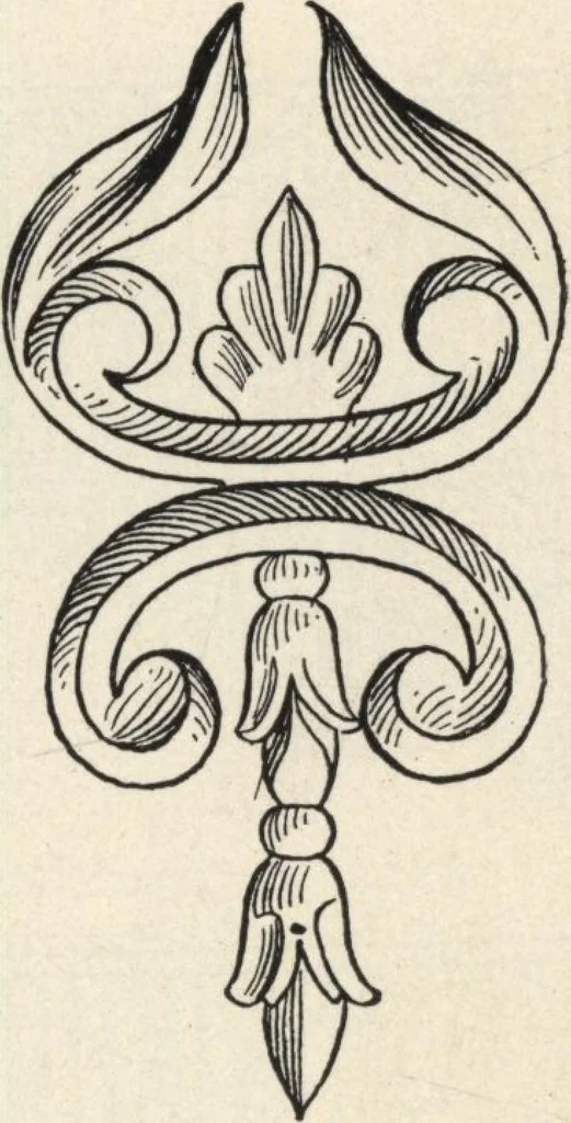 An illustration from Sash, doors, blinds, mouldings, and all kinds of millwork, 1904, leaf 242