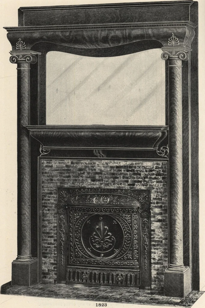 An illustration from Sash, doors, blinds, mouldings, and all kinds of millwork, 1904, leaf 257