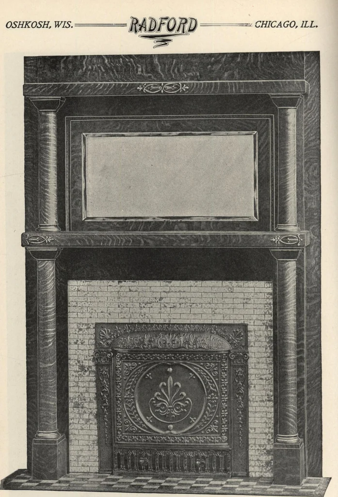 An illustration from Sash, doors, blinds, mouldings, and all kinds of millwork, 1904, leaf 259