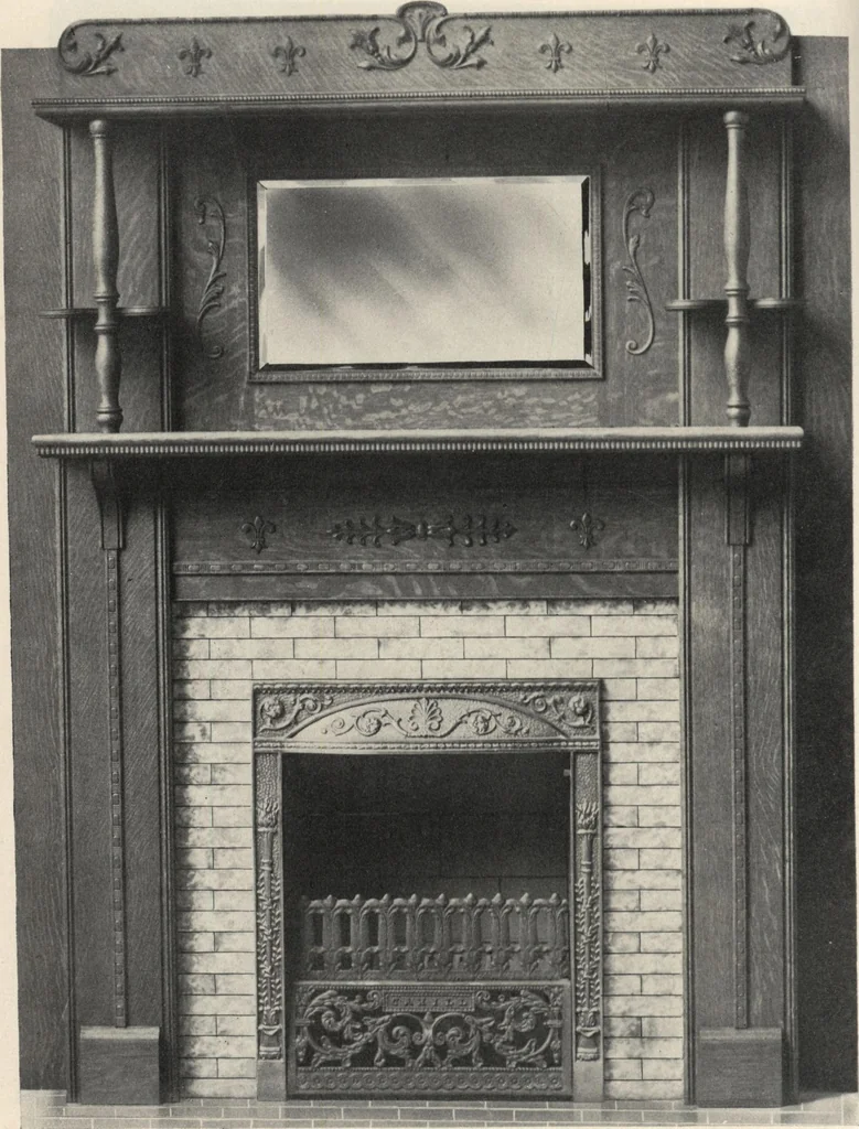 An illustration from Sash, doors, blinds, mouldings, and all kinds of millwork, 1904, leaf 261
