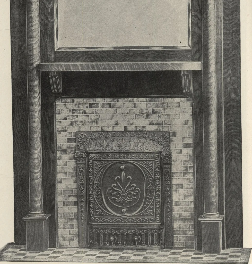 An illustration from Sash, doors, blinds, mouldings, and all kinds of millwork, 1904, leaf 263