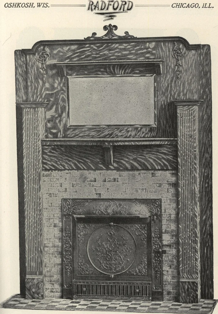 An illustration from Sash, doors, blinds, mouldings, and all kinds of millwork, 1904, leaf 264