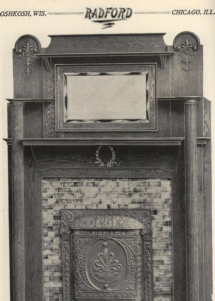 An illustration from Sash, doors, blinds, mouldings, and all kinds of millwork, 1904, leaf 265