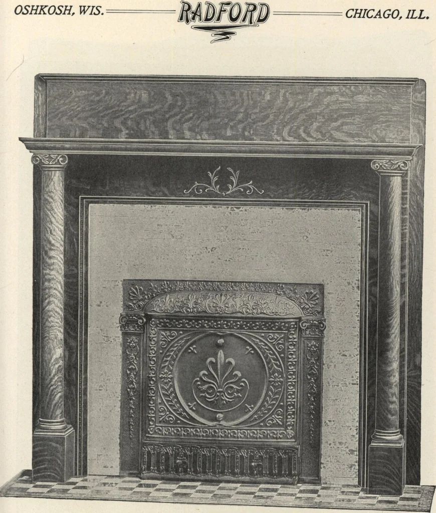 An illustration from Sash, doors, blinds, mouldings, and all kinds of millwork, 1904, leaf 266