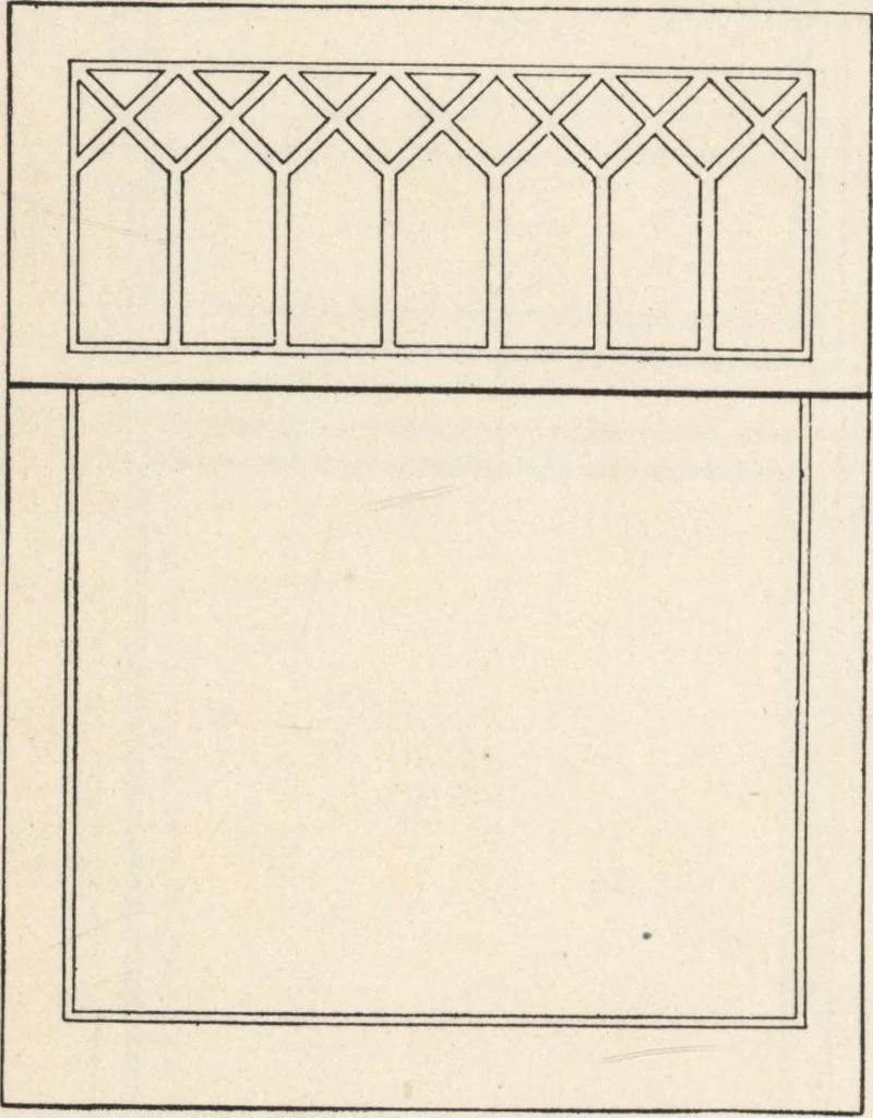 An illustration from Sash, doors, blinds, mouldings, and all kinds of millwork, 1904, leaf 27