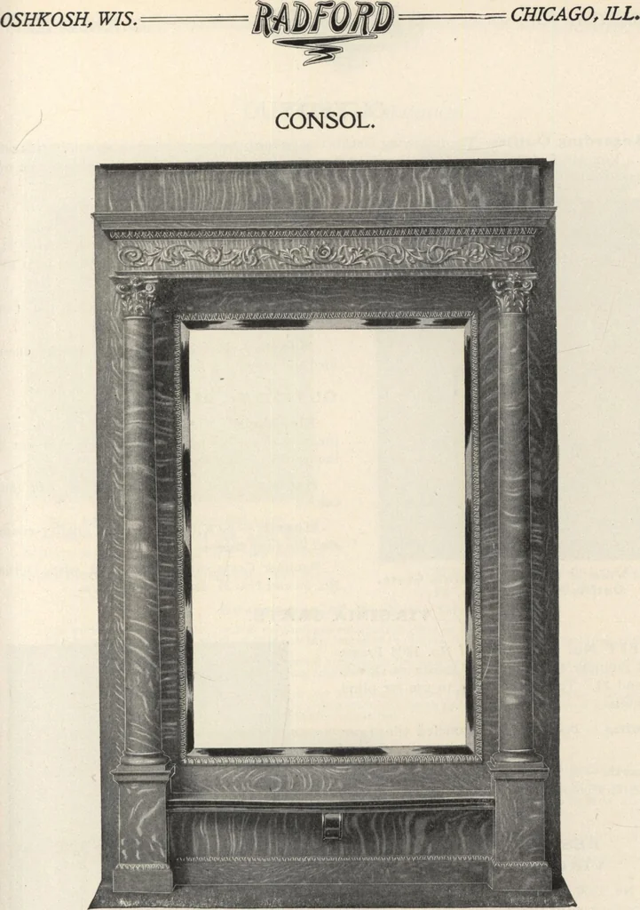 An illustration from Sash, doors, blinds, mouldings, and all kinds of millwork, 1904, leaf 270
