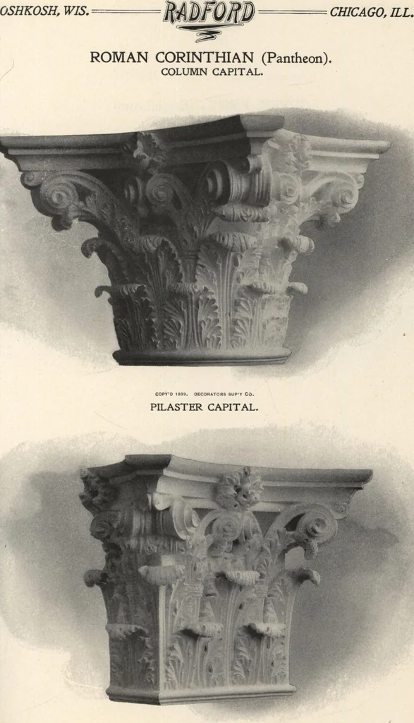 An illustration from Sash, doors, blinds, mouldings, and all kinds of millwork, 1904, leaf 282