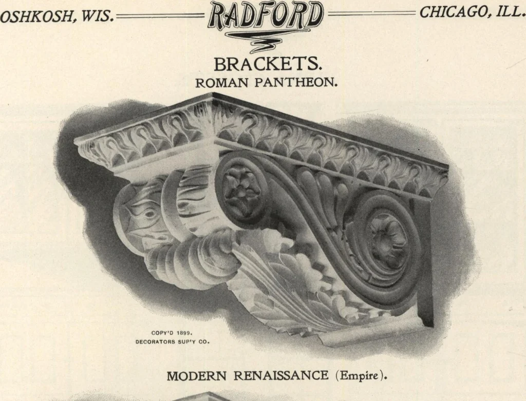 An illustration from Sash, doors, blinds, mouldings, and all kinds of millwork, 1904, leaf 292