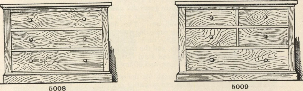 An illustration from Sash, doors, blinds, mouldings, and all kinds of millwork, 1904, leaf 294