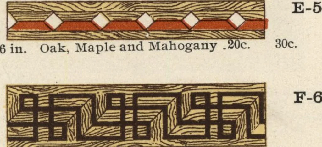 An illustration from Sash, doors, blinds, mouldings, and all kinds of millwork, 1904, leaf 296