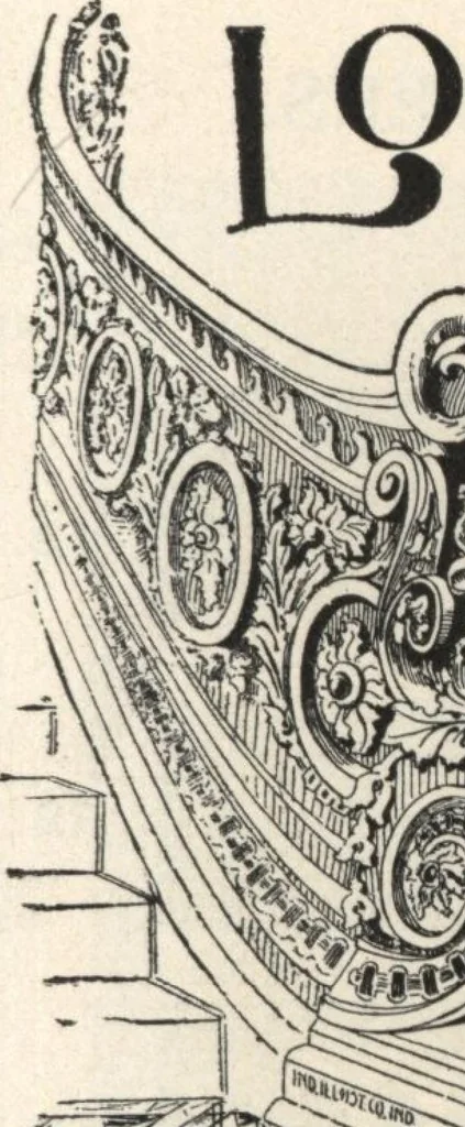 An illustration from Sash, doors, blinds, mouldings, and all kinds of millwork, 1904, leaf 300
