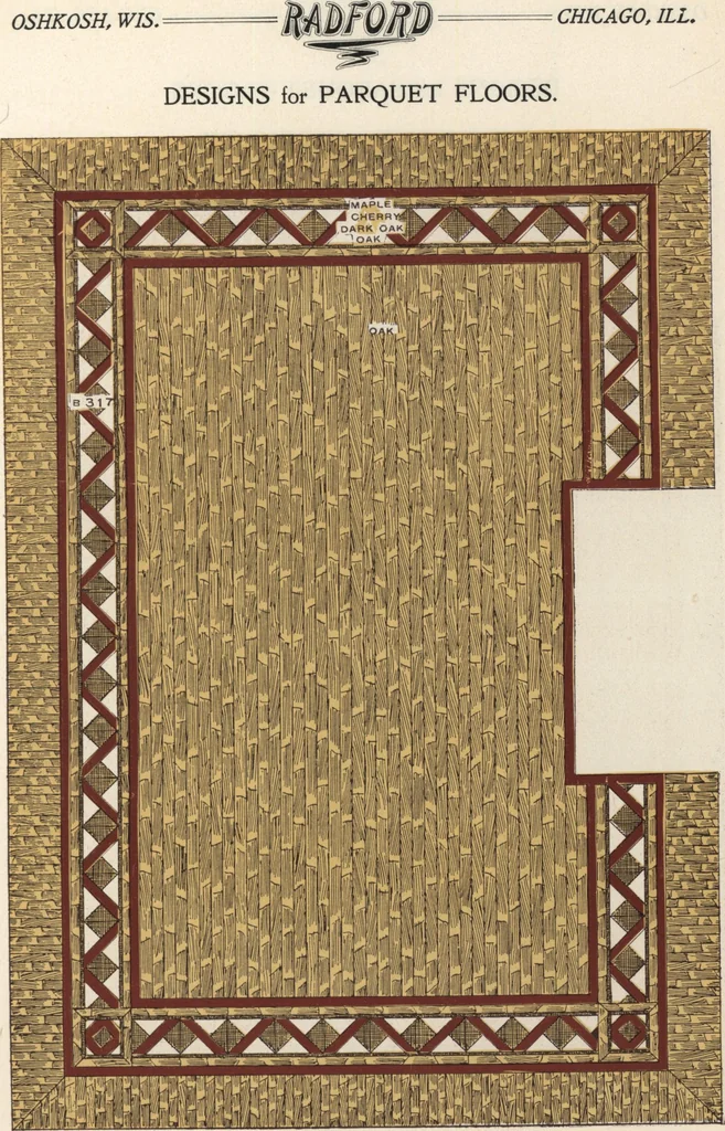 An illustration from Sash, doors, blinds, mouldings, and all kinds of millwork, 1904, leaf 302