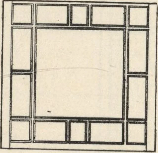 An illustration from Sash, doors, blinds, mouldings, and all kinds of millwork, 1904, leaf 33