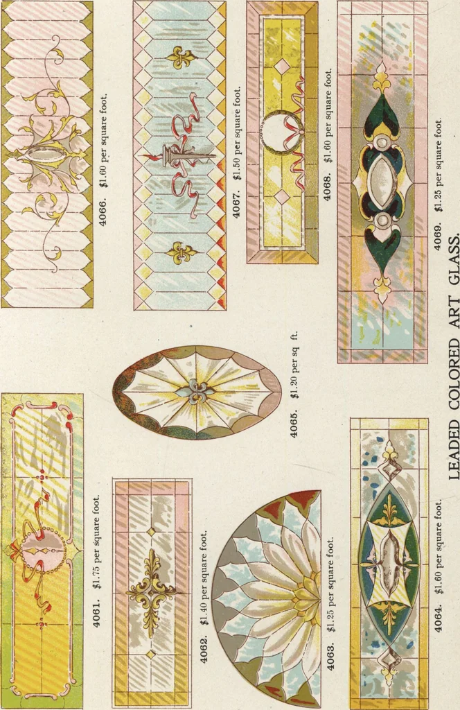 An illustration from Sash, doors, blinds, mouldings, and all kinds of millwork, 1904, leaf 346